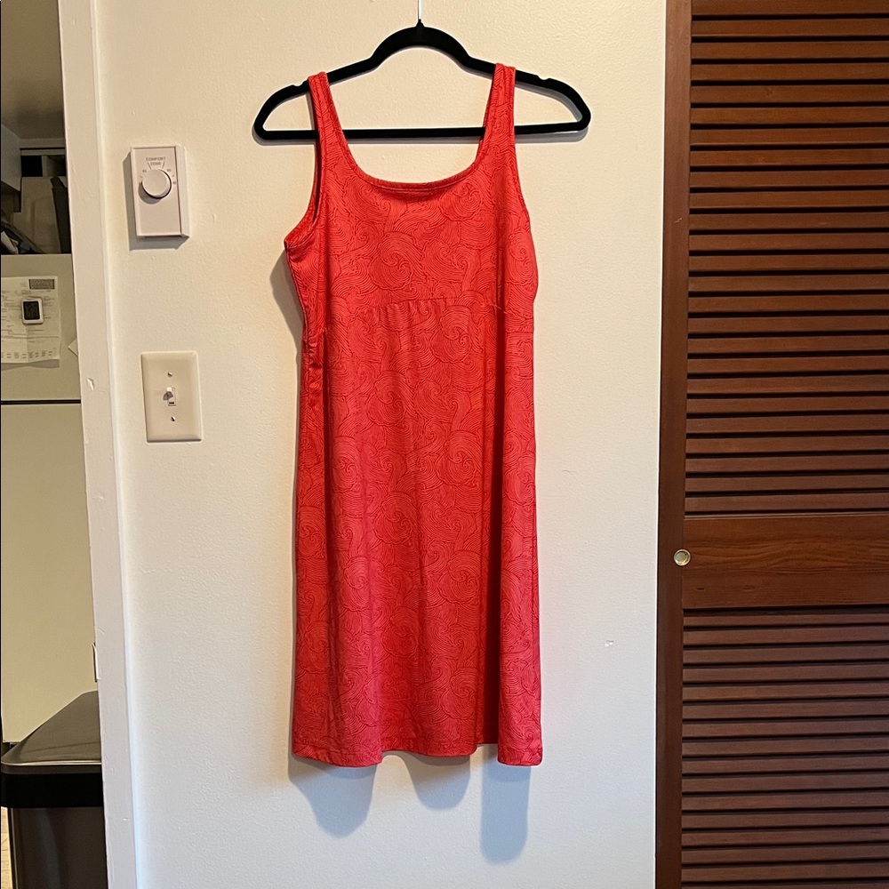 Columbia Red Midi Dress